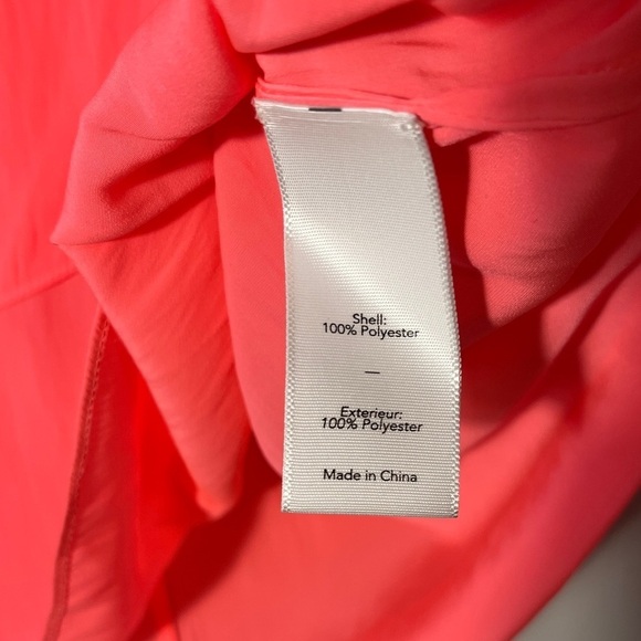 🏷️ 2/$20 Elizabeth and James Drapey High Neck Neon Pink Tank - Picture 5 of 8